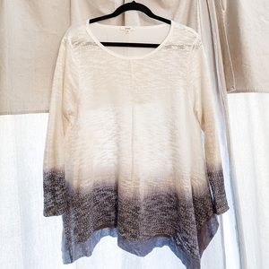 Easel Boutique Ombré Blouse